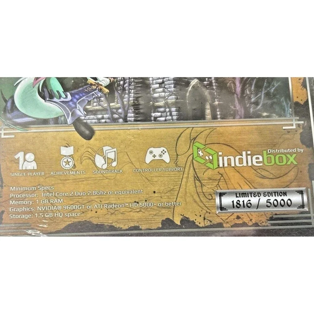Dust An Elysian Tail PC IndieBox Limited Edition Big Box New Sealed